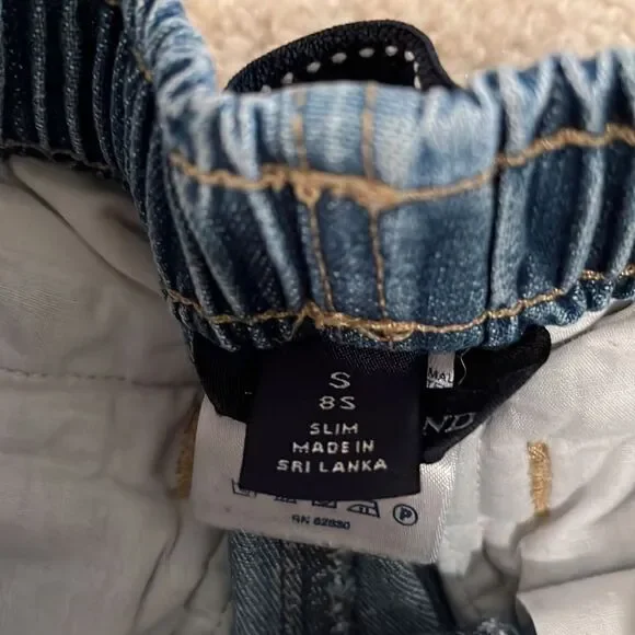 SIZE SMALL LANDS END JEAN SHORTS - Picture 6 of 8